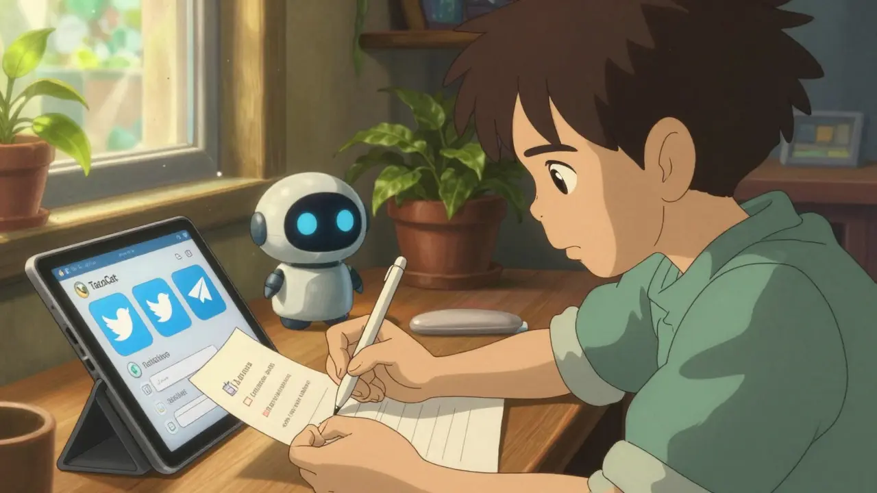 Anime girl completing social media tasks for crypto airdrop checklist