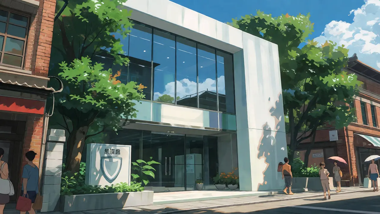 Exterior of MAX Exchange office in Taipei